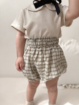 ［mimi market］Nua check bloomer