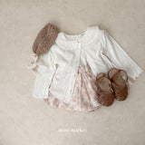 ［mimi market］Rib summer cardigan