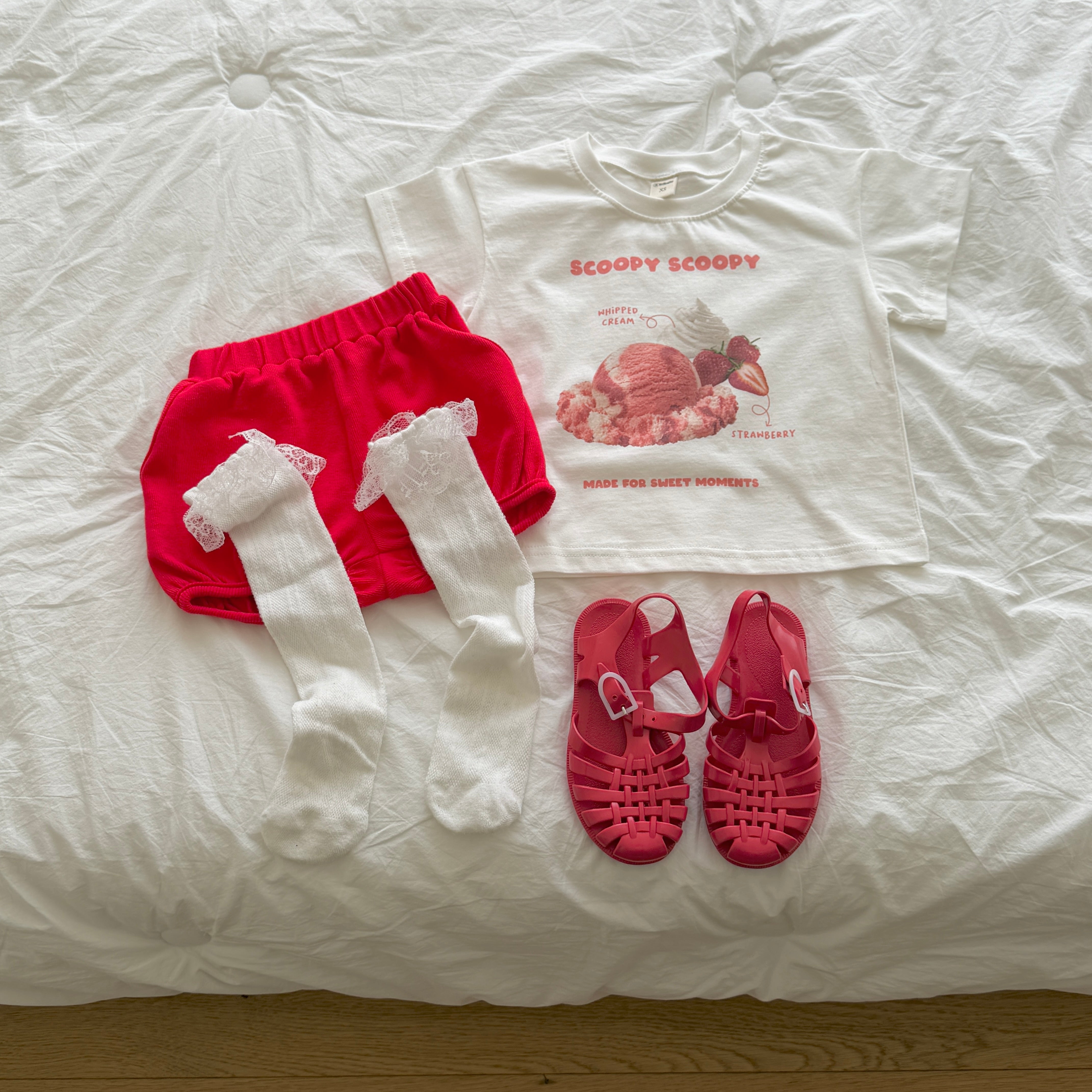 ［ninibello］Ice cream tee (baby)