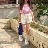 ［ninibello］Heart frill denim pants