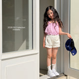 ［ninibello］Heart frill denim pants