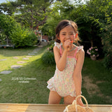 ［ninibello］Rozy berry swim wear set