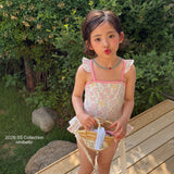 ［ninibello］Rozy berry swim wear set