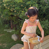 ［ninibello］Rozy berry swim wear set