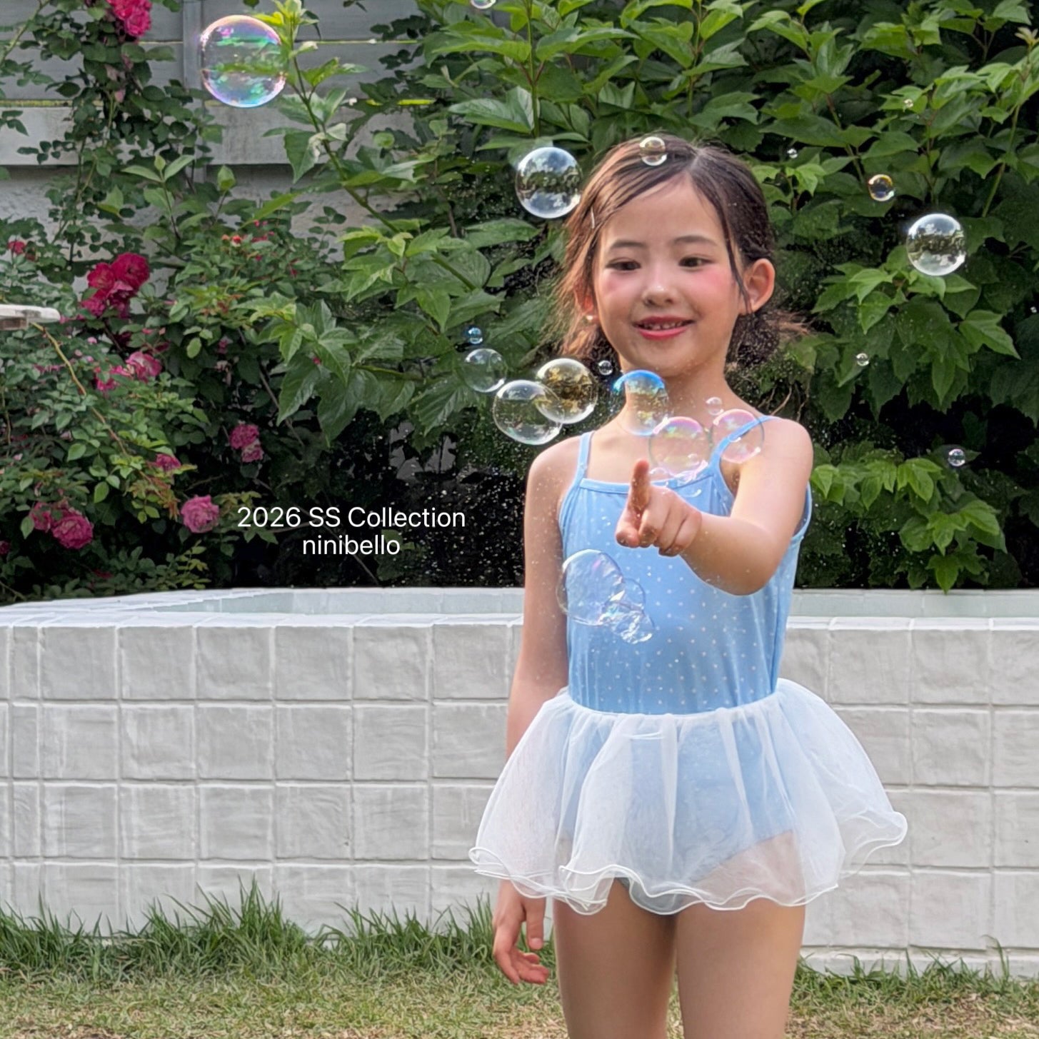 ［ninibello］Candy dot swim wear set