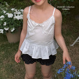 ［ninibello］Lavien camisole robbon blouse