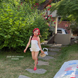 ［ninibello］Rozy berry swim wear set