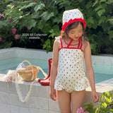 ［ninibello］Rozy berry swim wear set