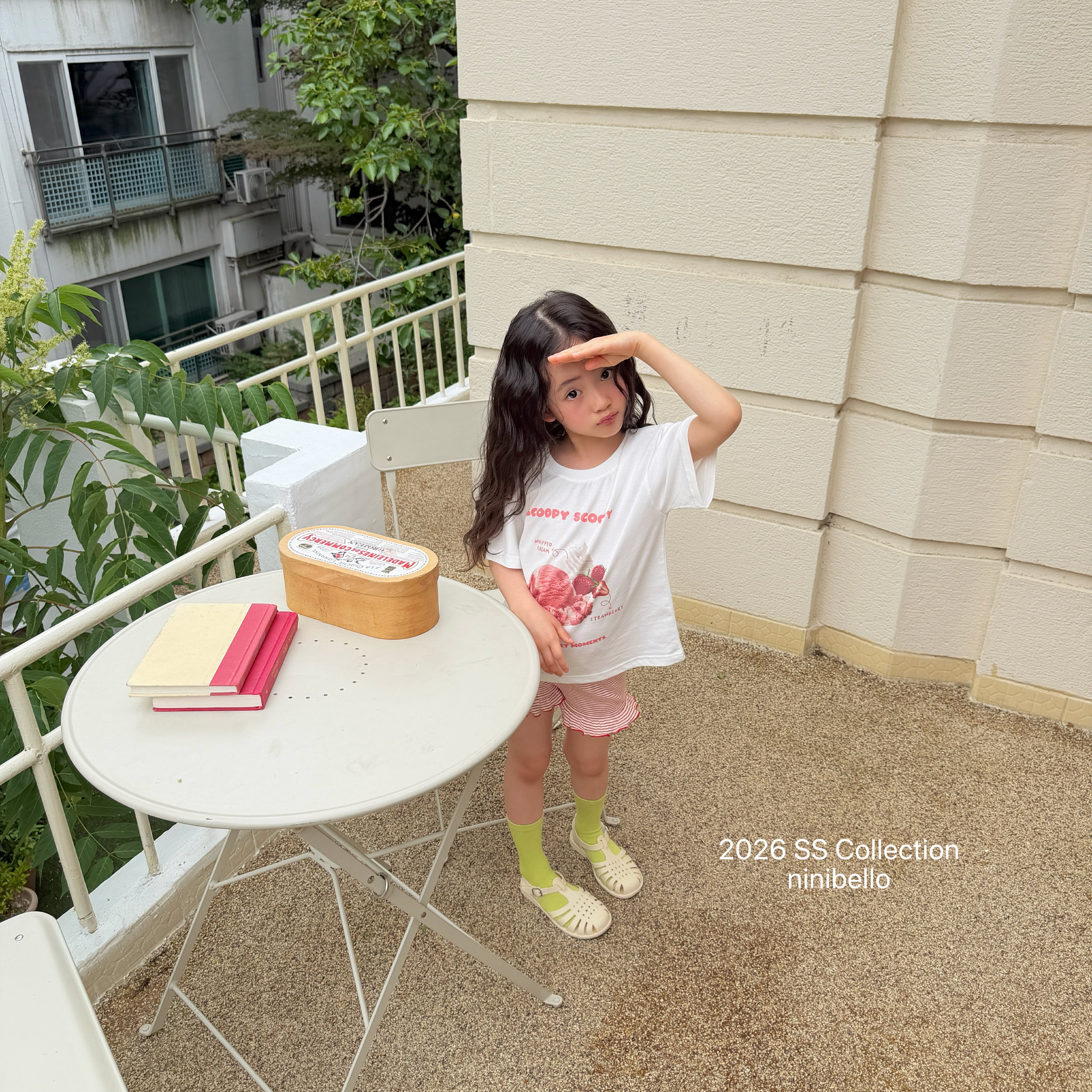 ［ninibello］Ice cream tee (kids)