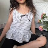 ［ninibello］Lavien camisole robbon blouse