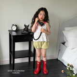 ［ninibello］Berry eyelet camisole blouse