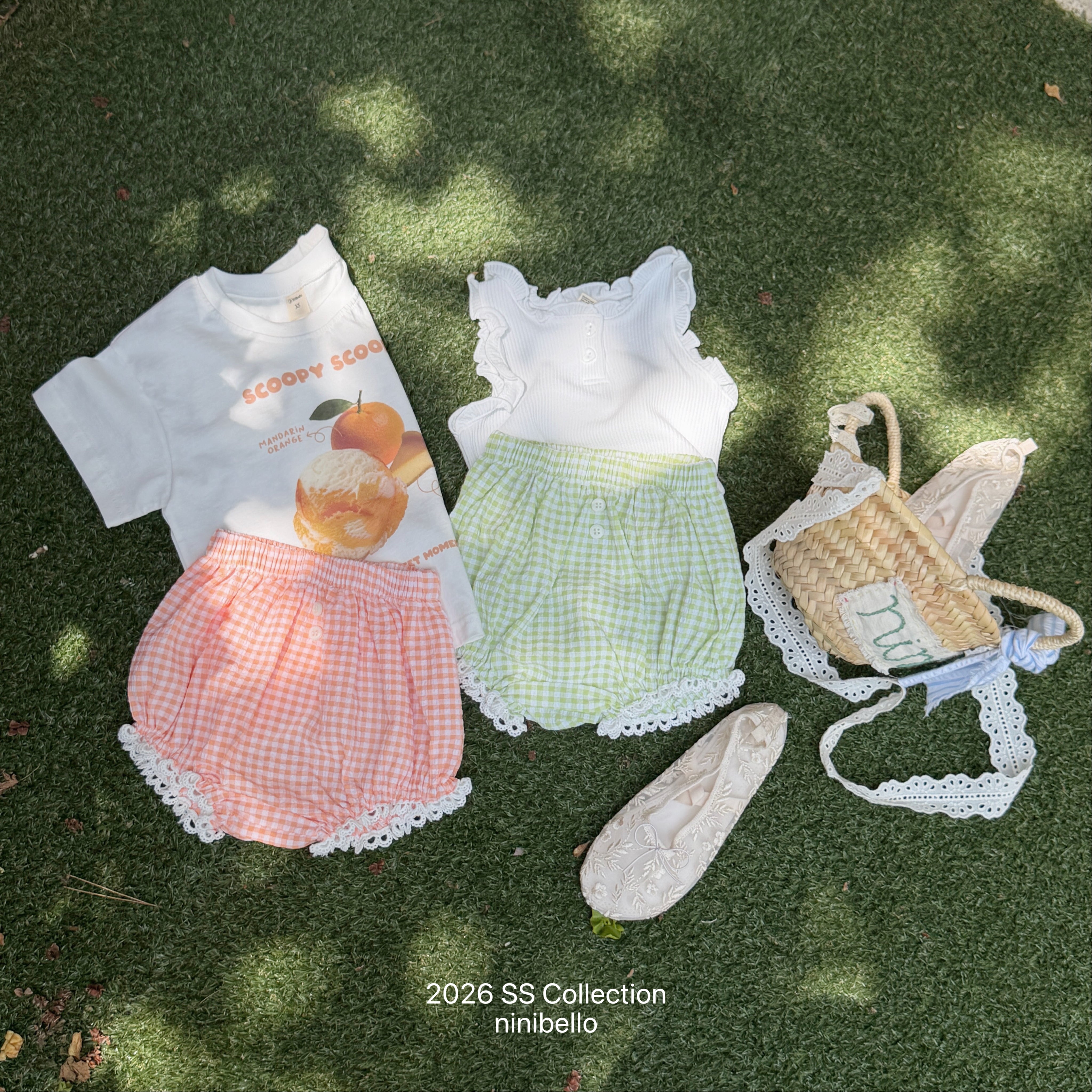 ［ninibello］Rommy frill sleeveless tops