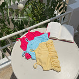 ［ninibello］Joy heart punching frill camisole