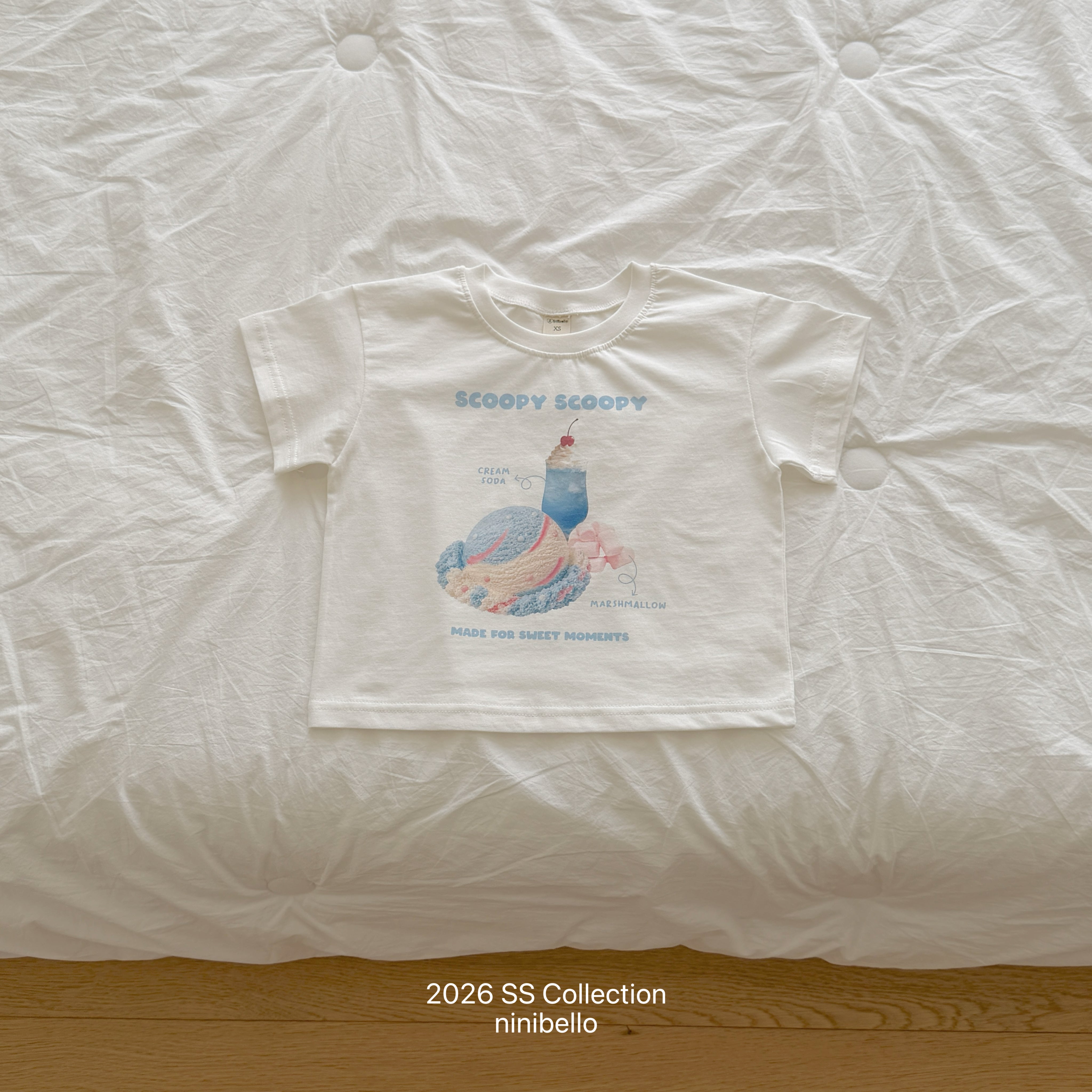 ［ninibello］Ice cream tee (baby)