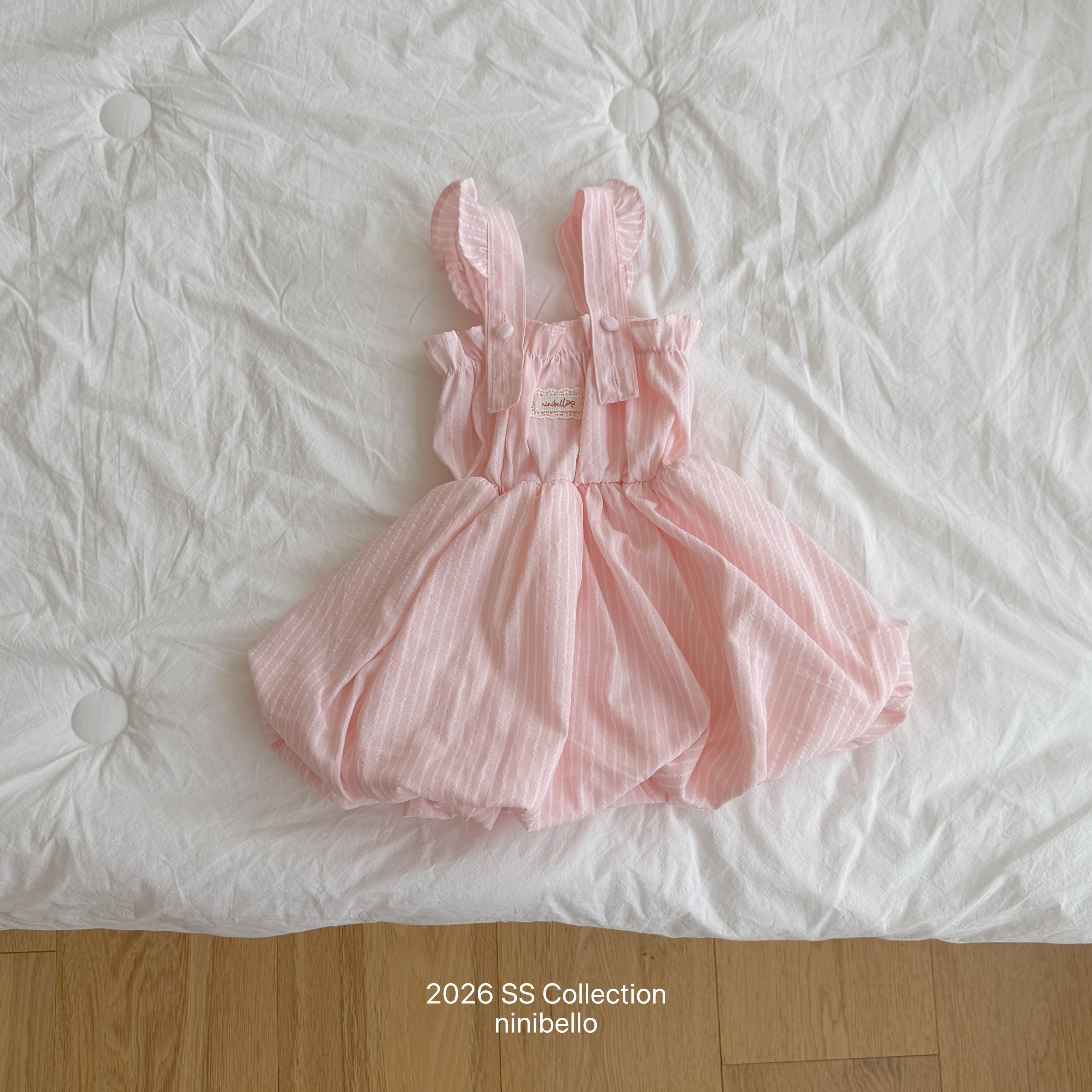 ［ninibello］Picnic overall one-piece