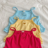 ［ninibello］Joy heart punching frill camisole