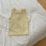 ［ninibello］Rommy frill sleeveless tops