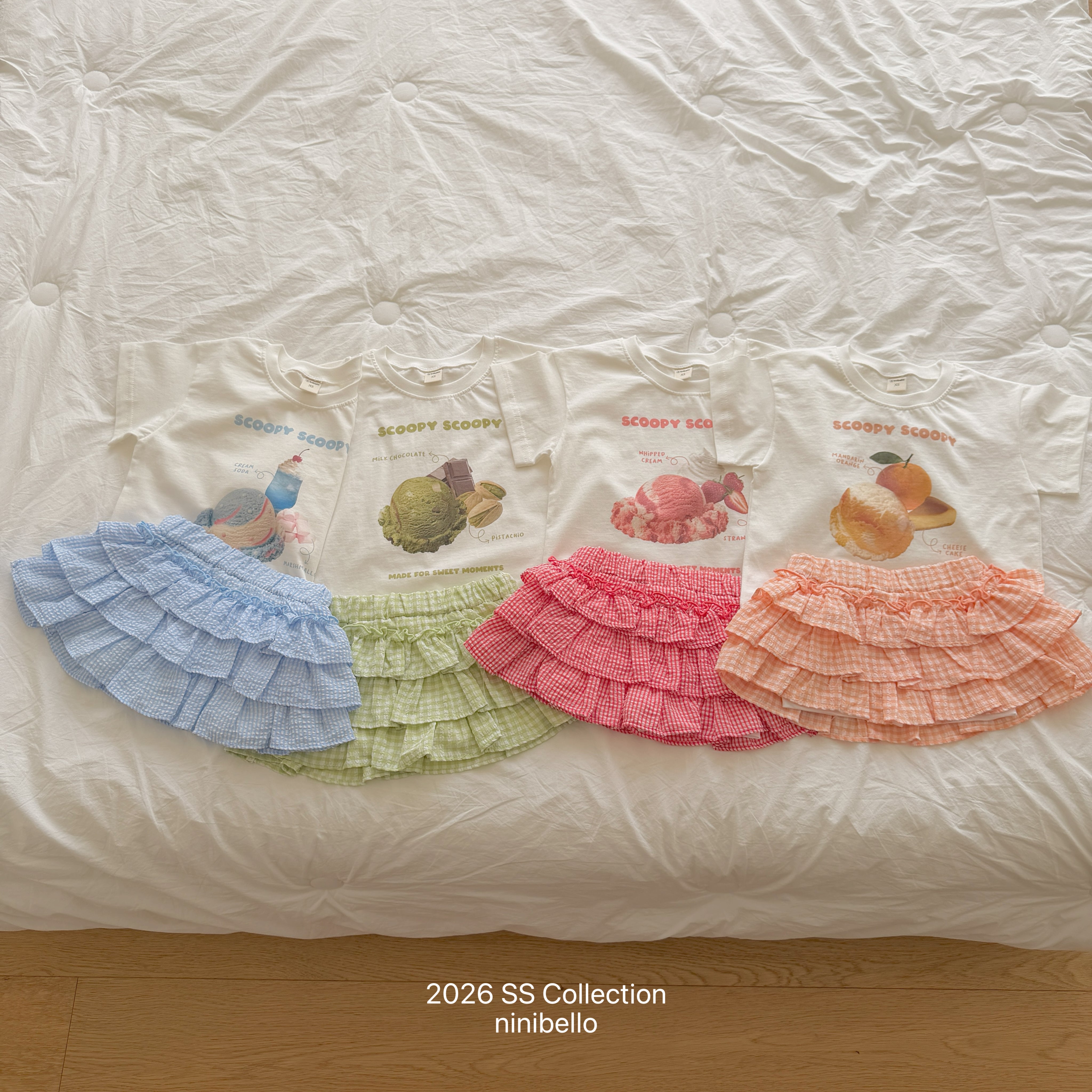 ［ninibello］Sweet cancan skirt