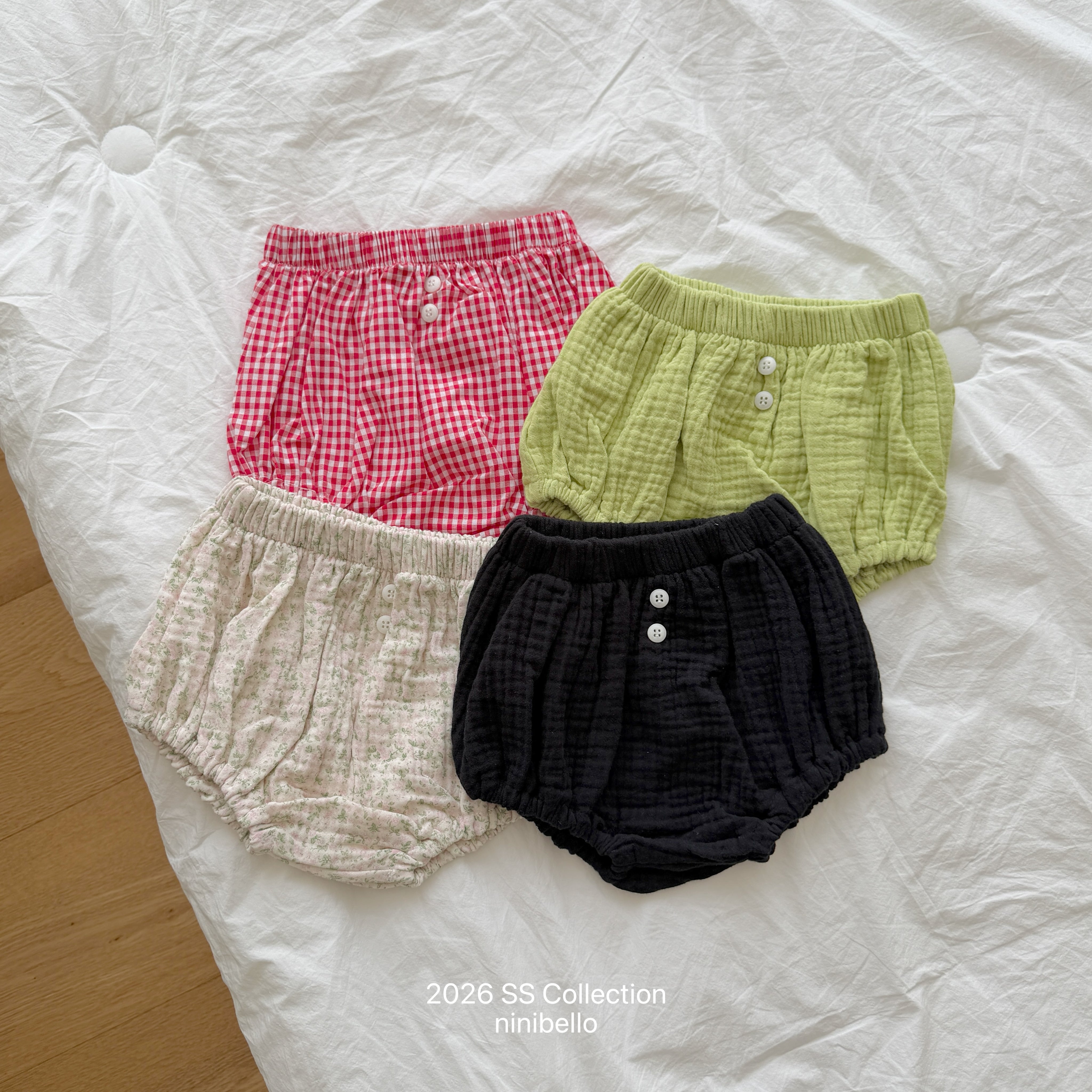 ［ninibello］Button bloomer (baby)