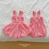 ［ninibello］Picnic overall rompers