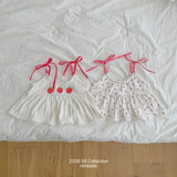 ［ninibello］Berry eyelet camisole blouse