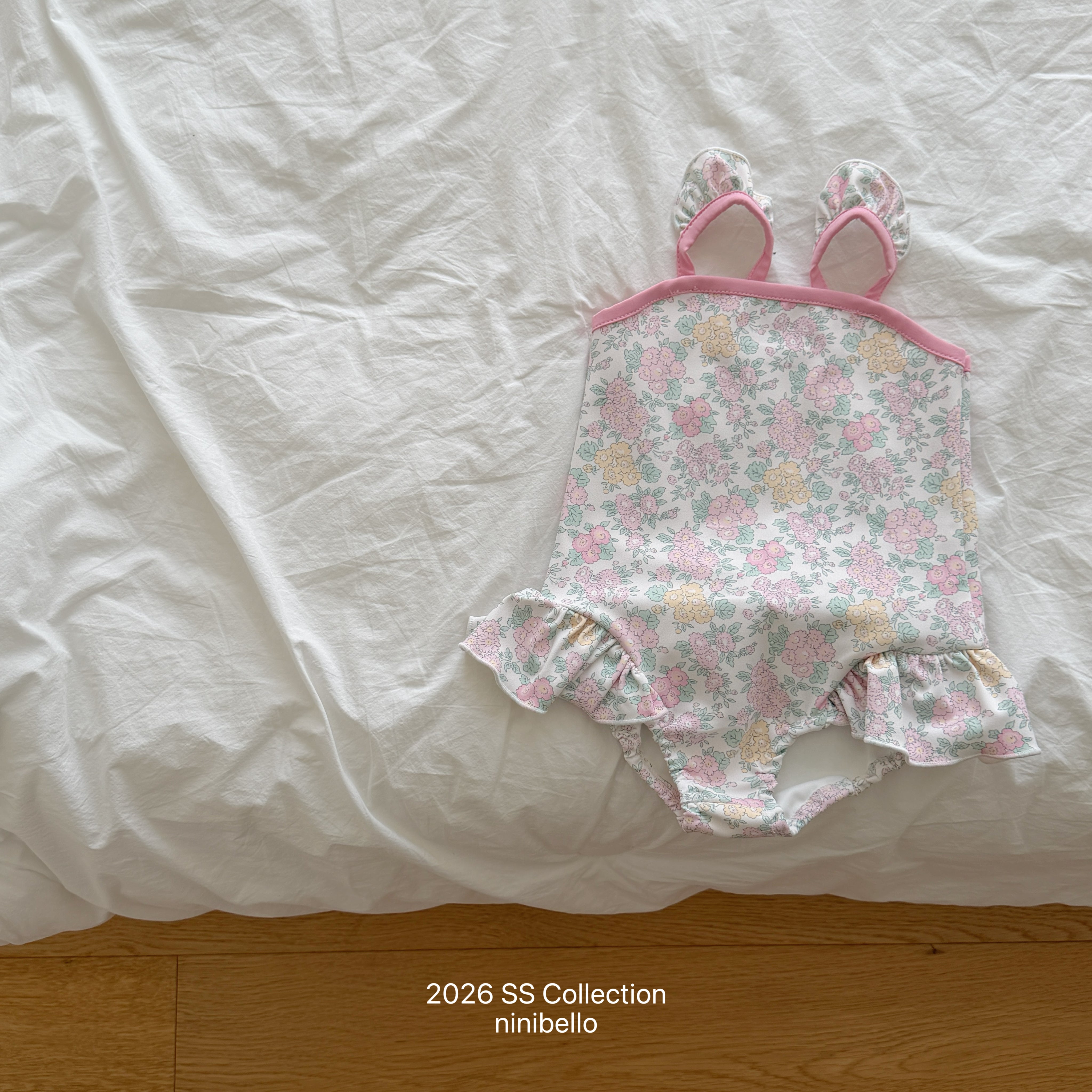 ［ninibello］Rozy berry swim wear set