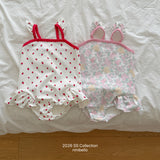 ［ninibello］Rozy berry swim wear set