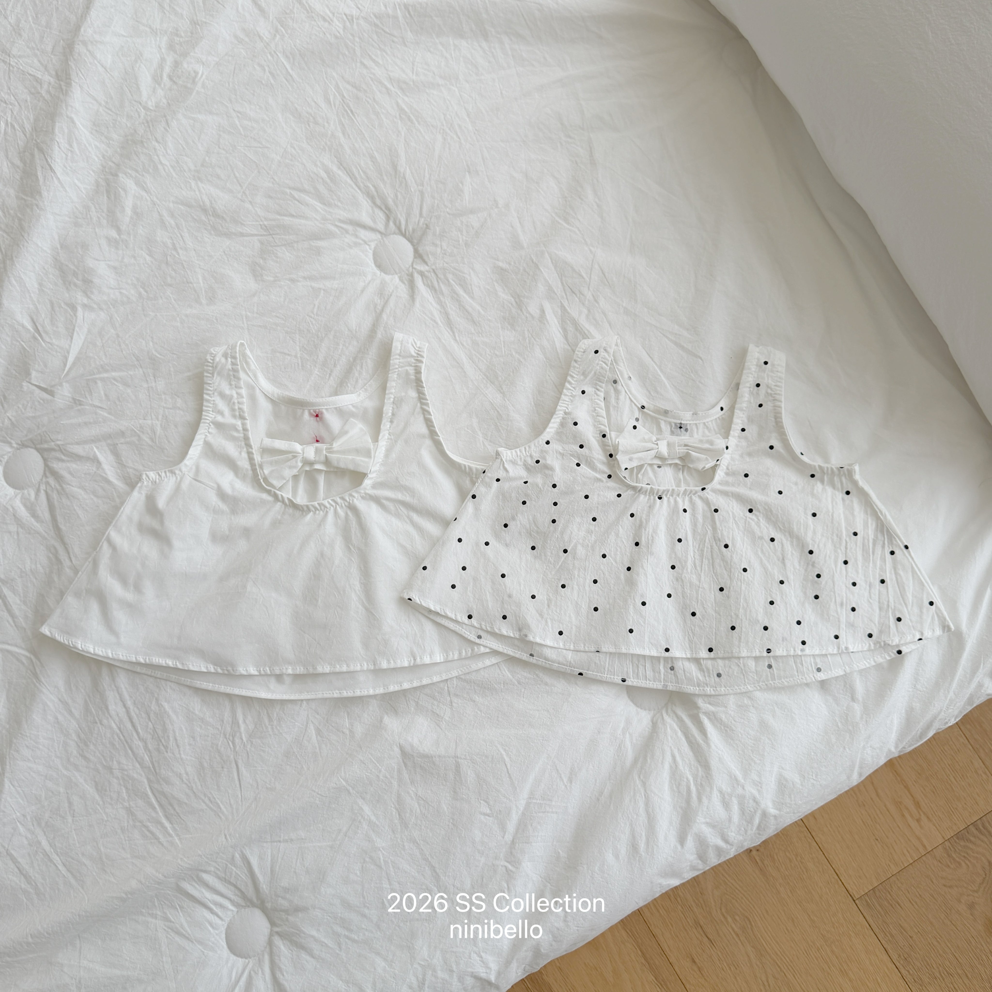 ［ninibello］Bubble sleeveless blouse (baby)