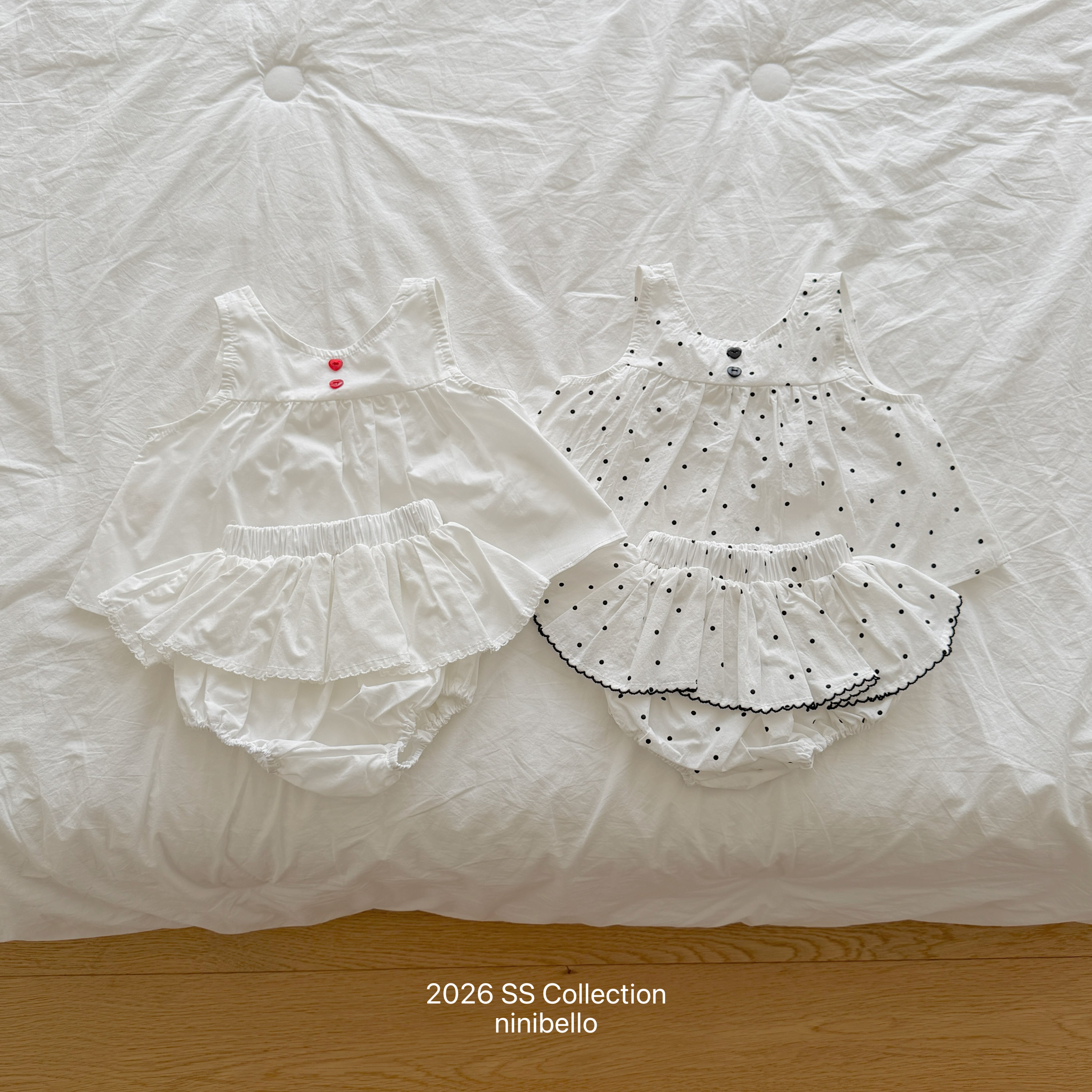 ［ninibello］Bubble sleeveless blouse (baby)