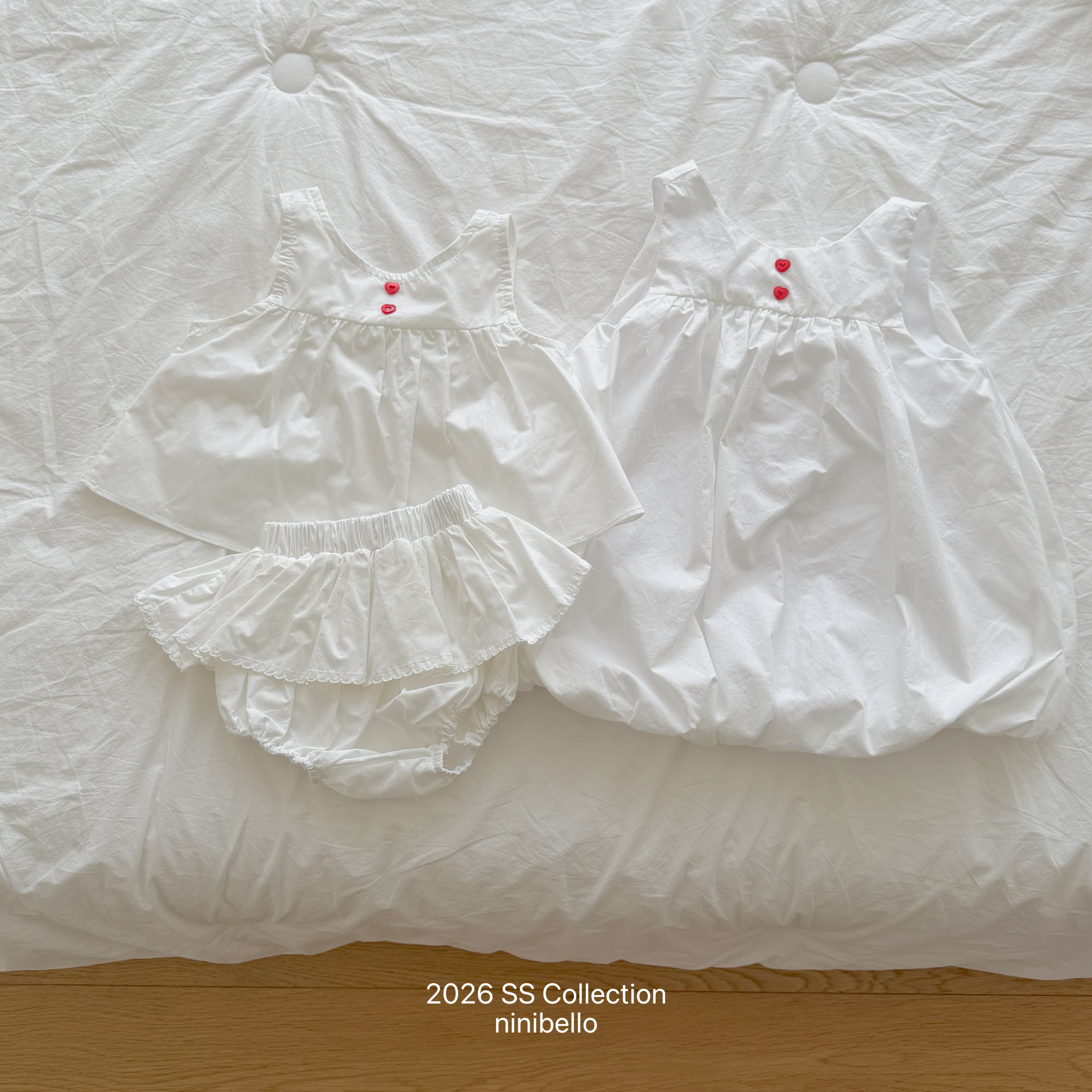 ［ninibello］Bubble sleeveless blouse (baby)