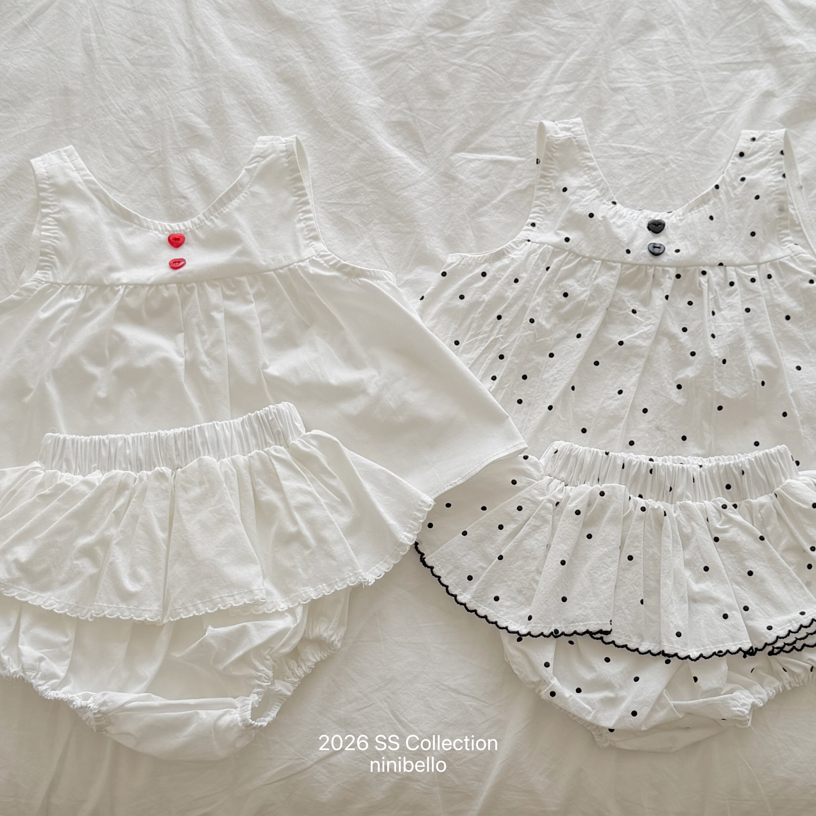 ［ninibello］Bubble sleeveless blouse (baby)