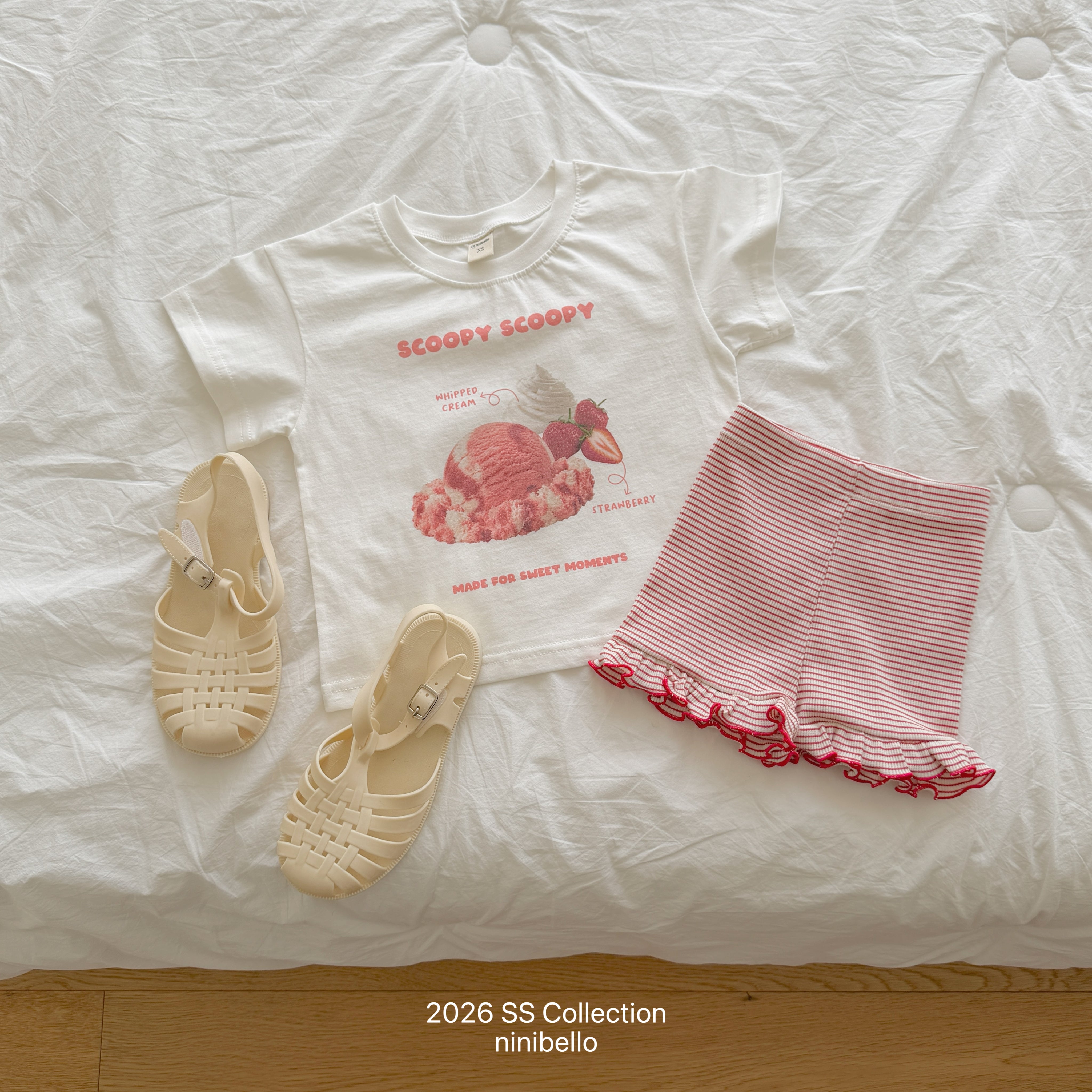 ［ninibello］Ice cream tee (kids)