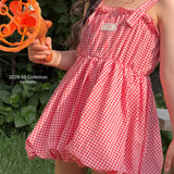 ［ninibello］Picnic overall one-piece