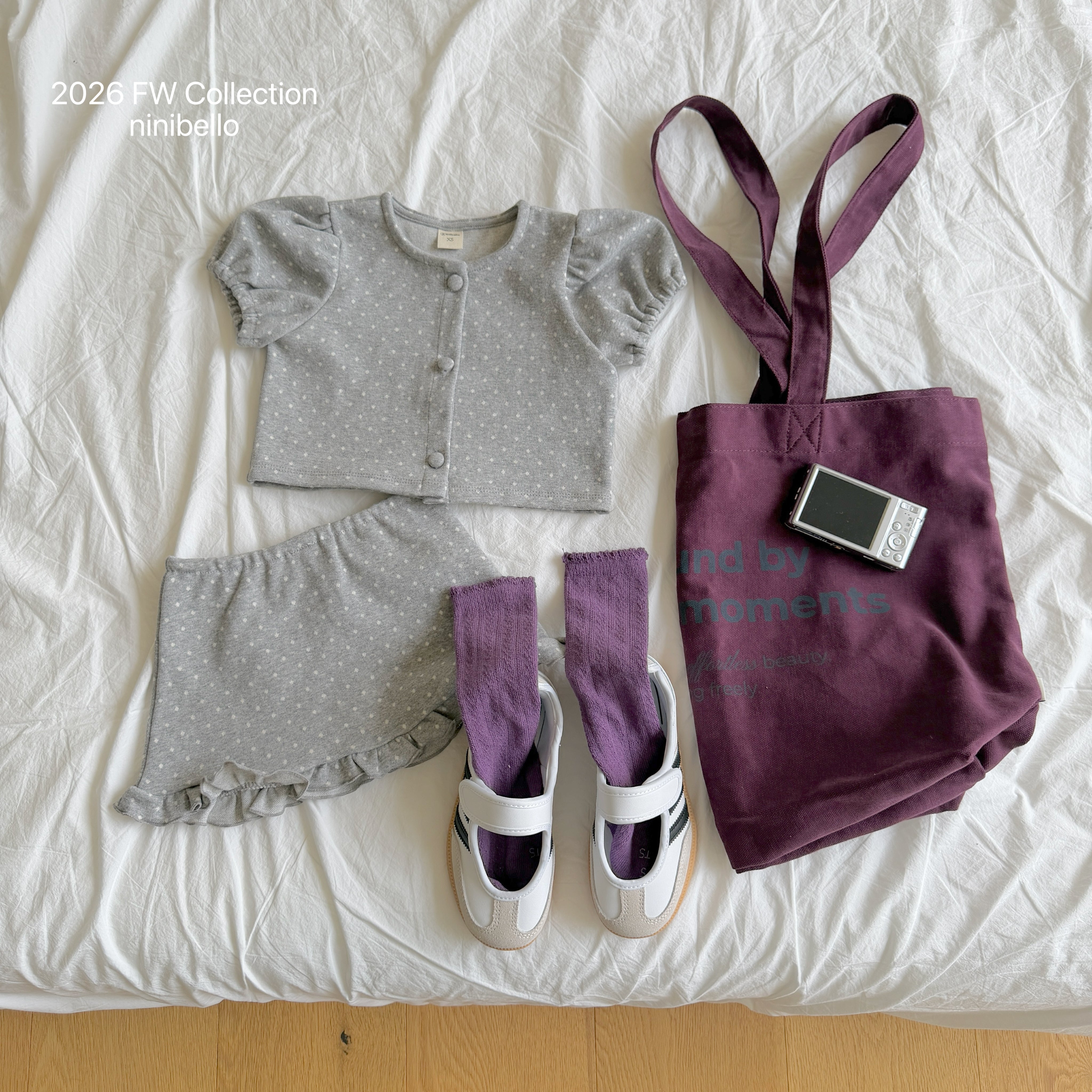 ［ninibello］Dear dot cardigan