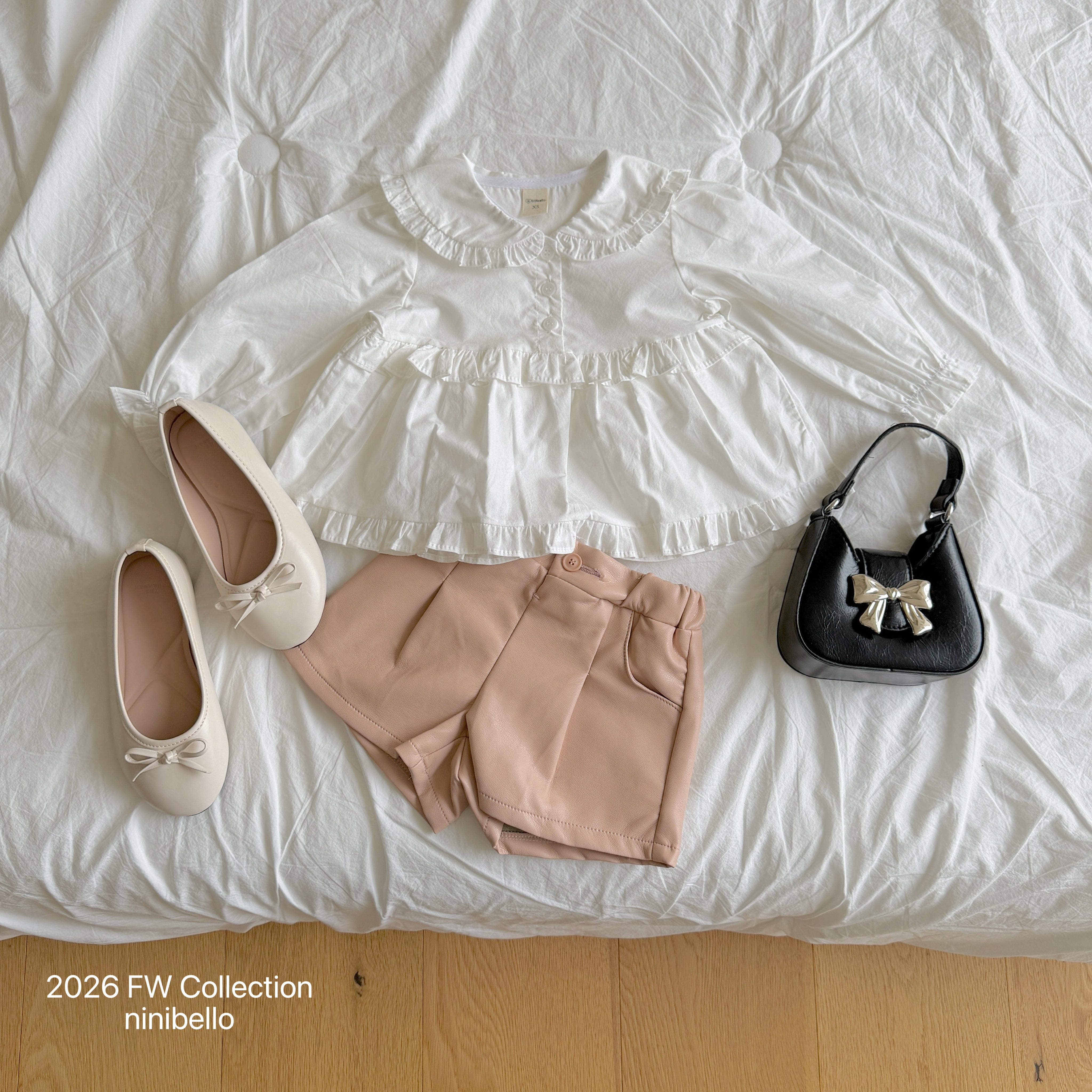 ［ninibello］Wendy collar blouse
