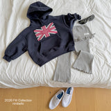 ［ninibello］London patch hoodie