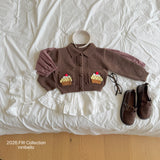 ［ninibello］Cup cake knit cardigan