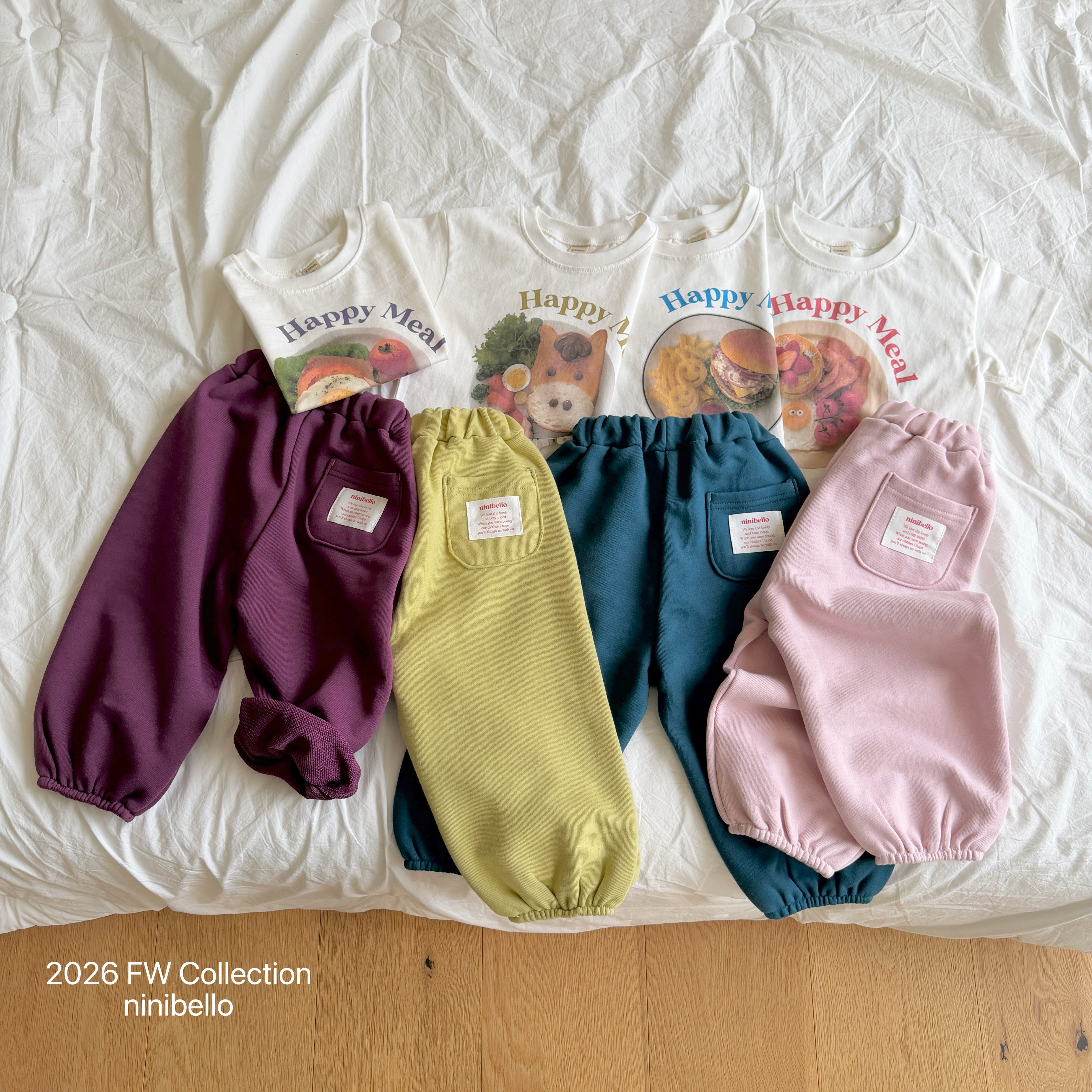 ［ninibello］Betty color sweet pants