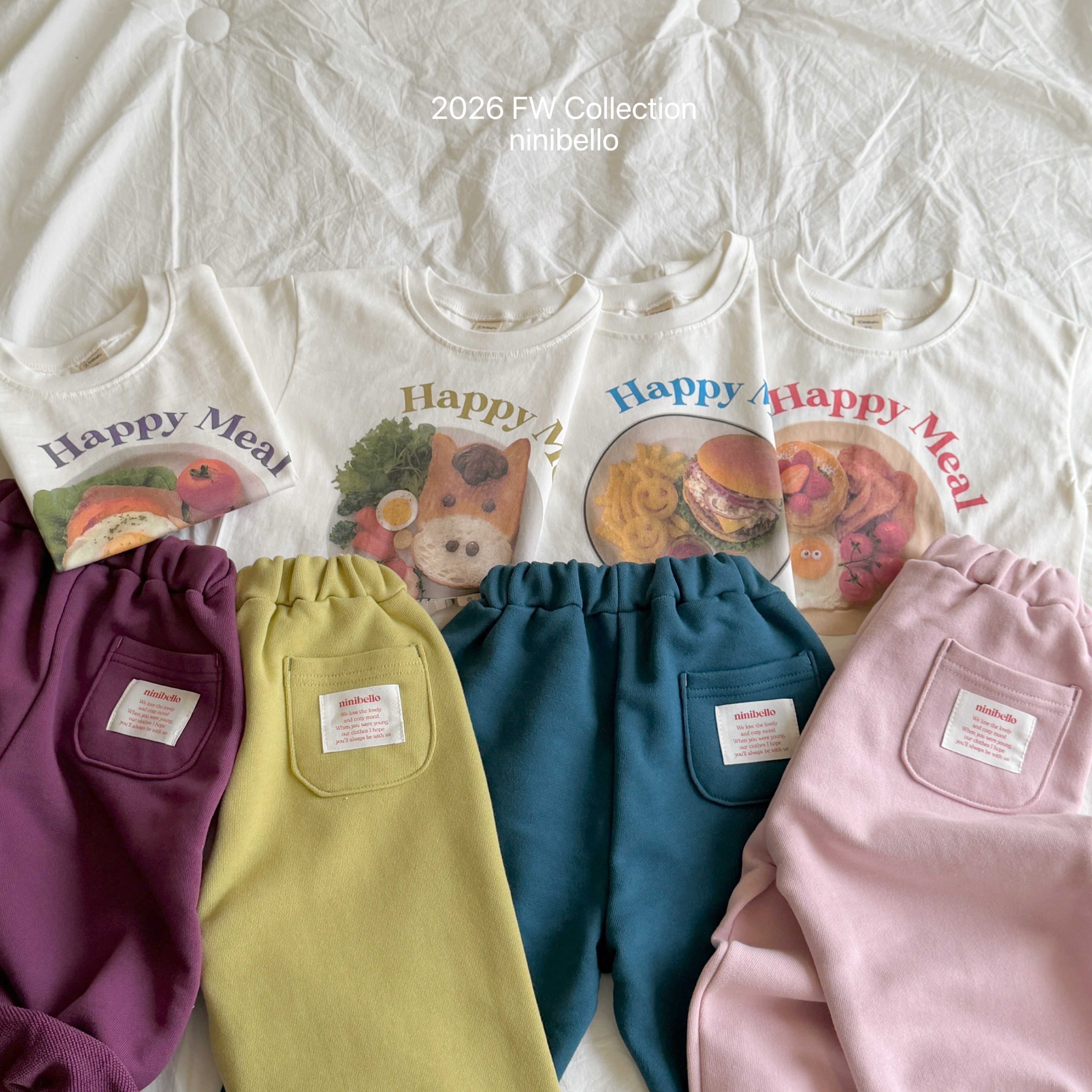 ［ninibello］Betty color sweet pants