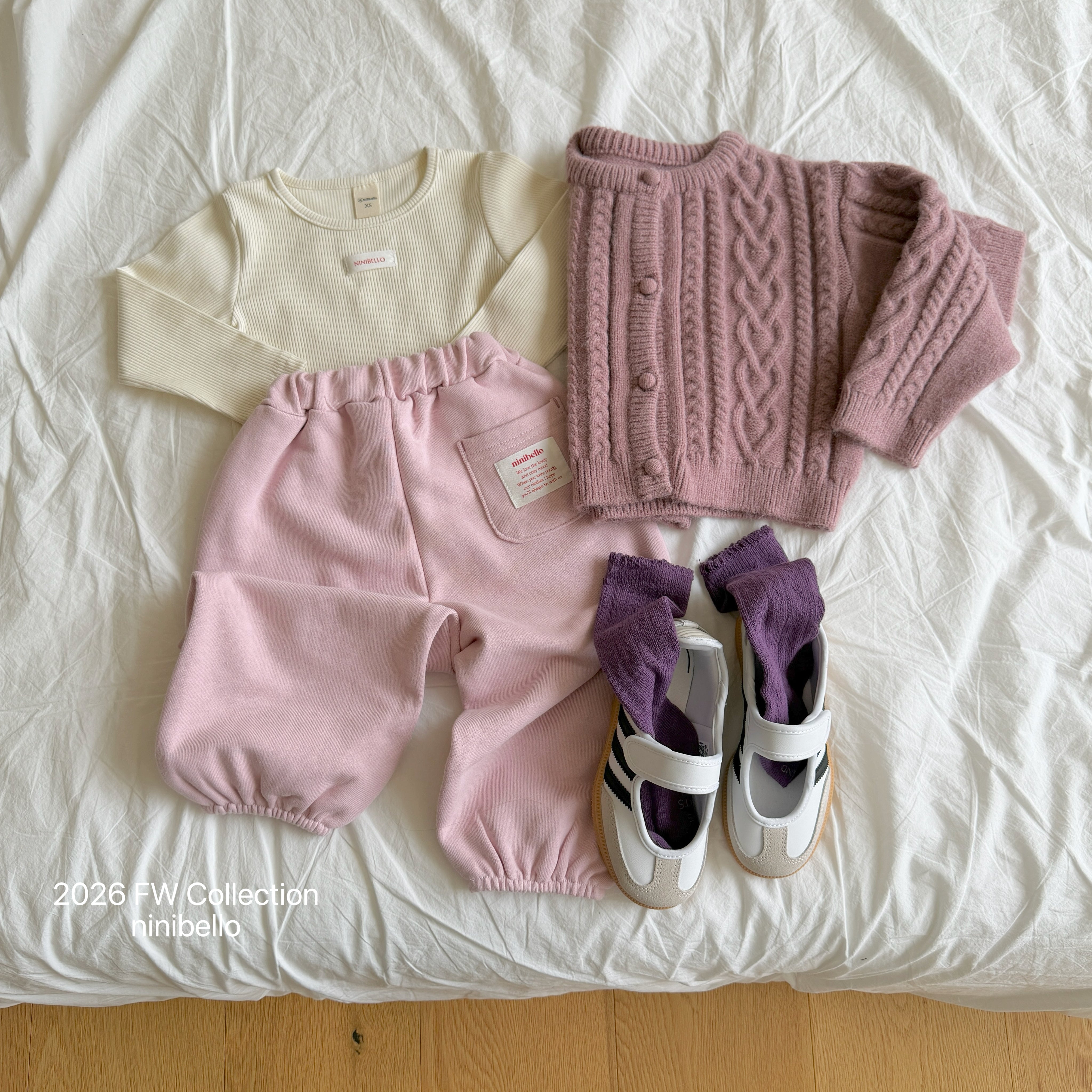 ［ninibello］Bib rib tee