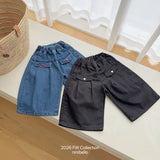 ［ninibello］Eve wide denim pants