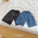 ［ninibello］Eve wide denim pants