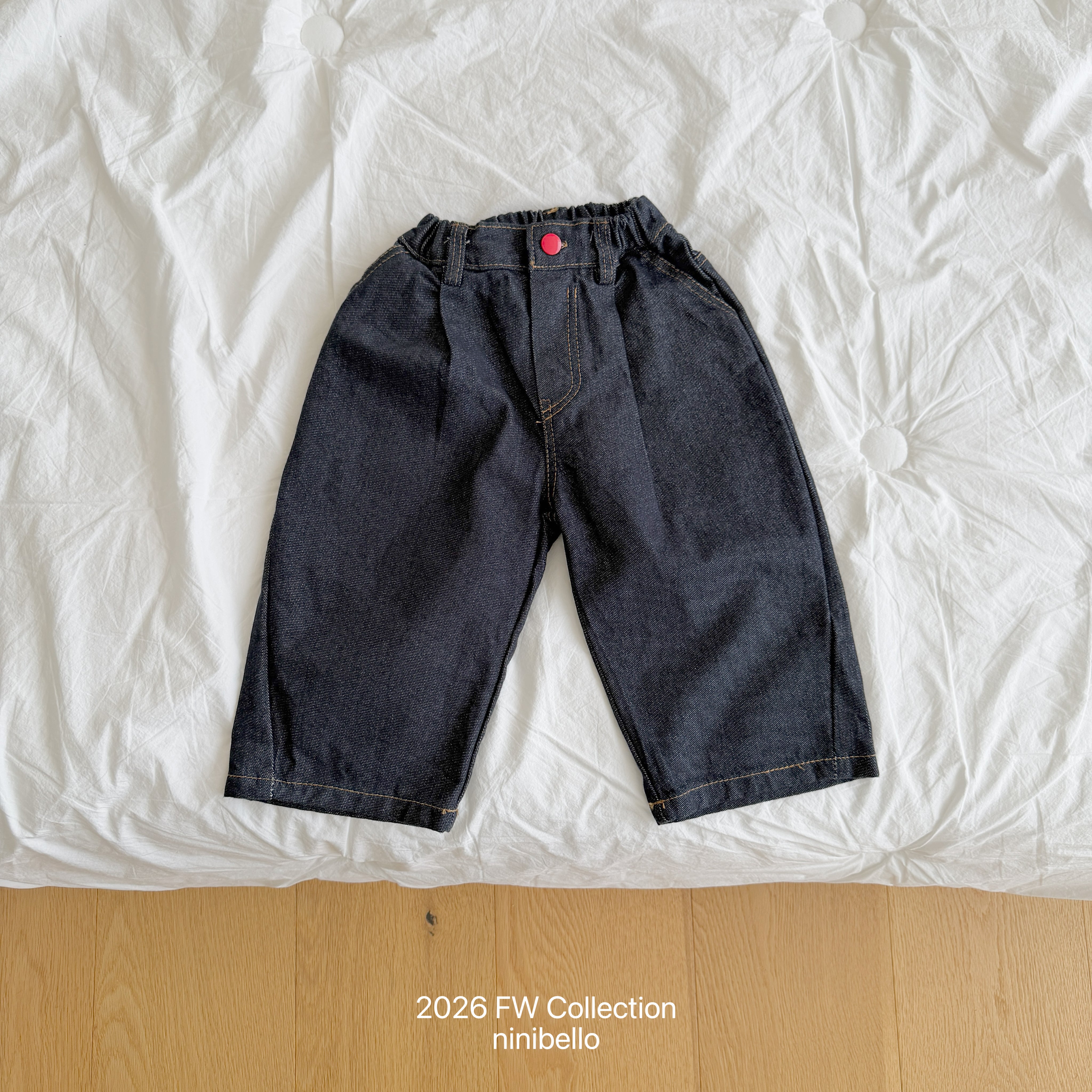 ［ninibello］Tommy heart denim