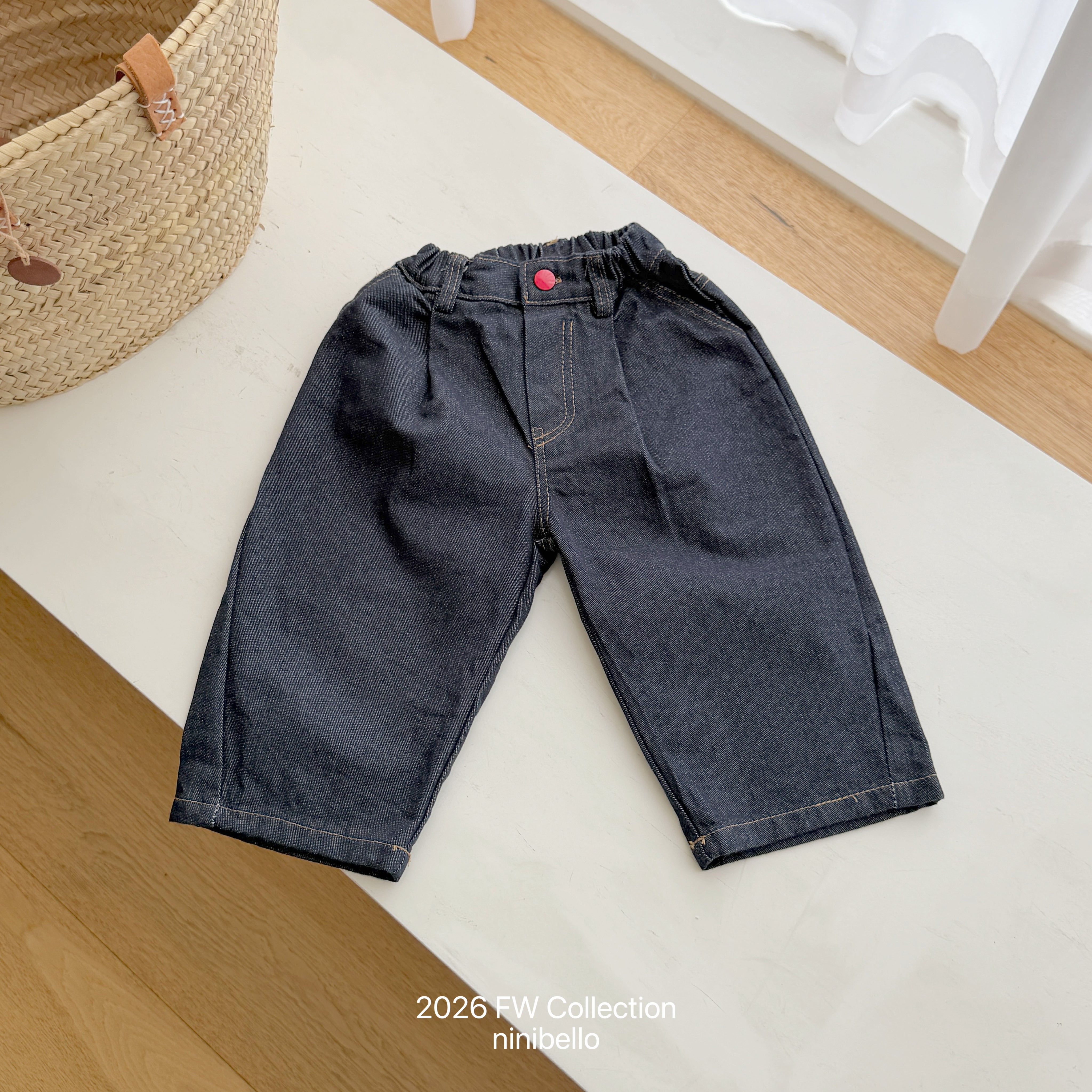 ［ninibello］Tommy heart denim