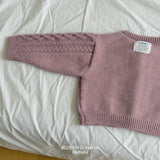 ［ninibello］Mob knit cardigan