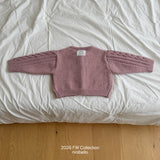 ［ninibello］Mob knit cardigan