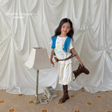 ［ninibello］Mico satin skirt