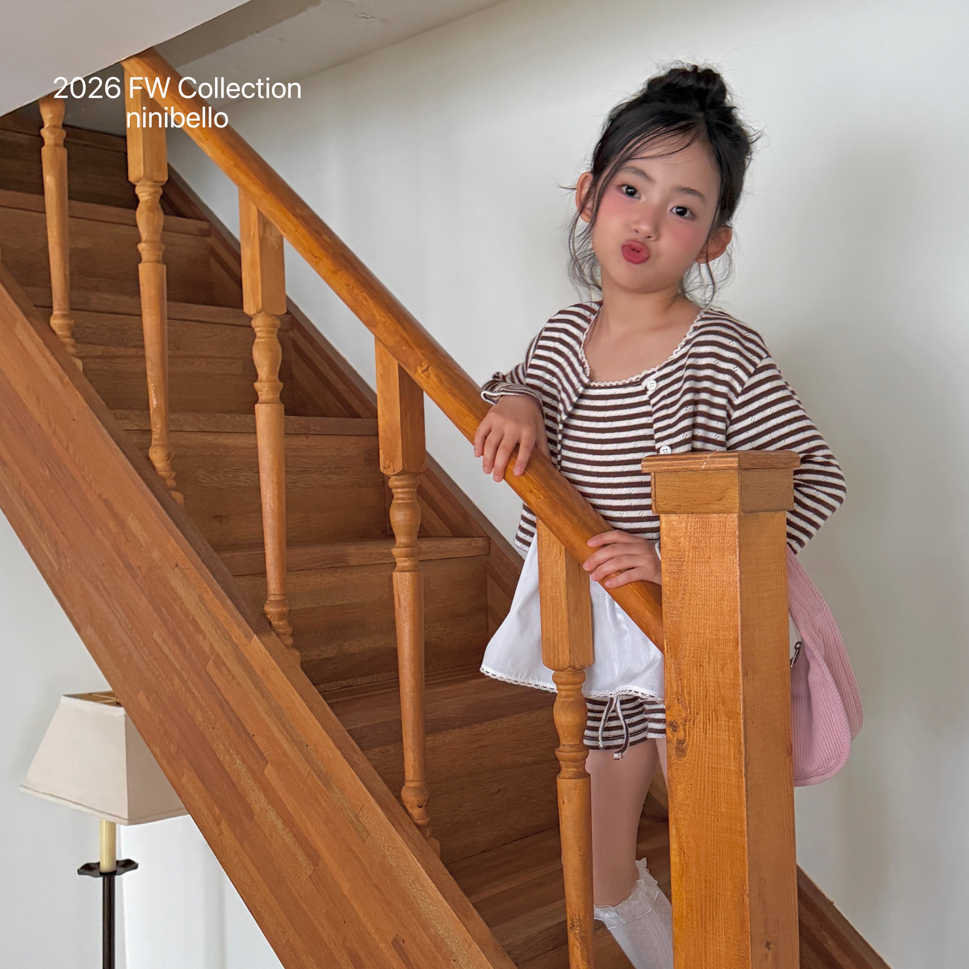 ［ninibello］Tammy stripe short pants