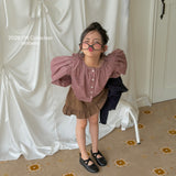 ［ninibello］Hazel puff blouse