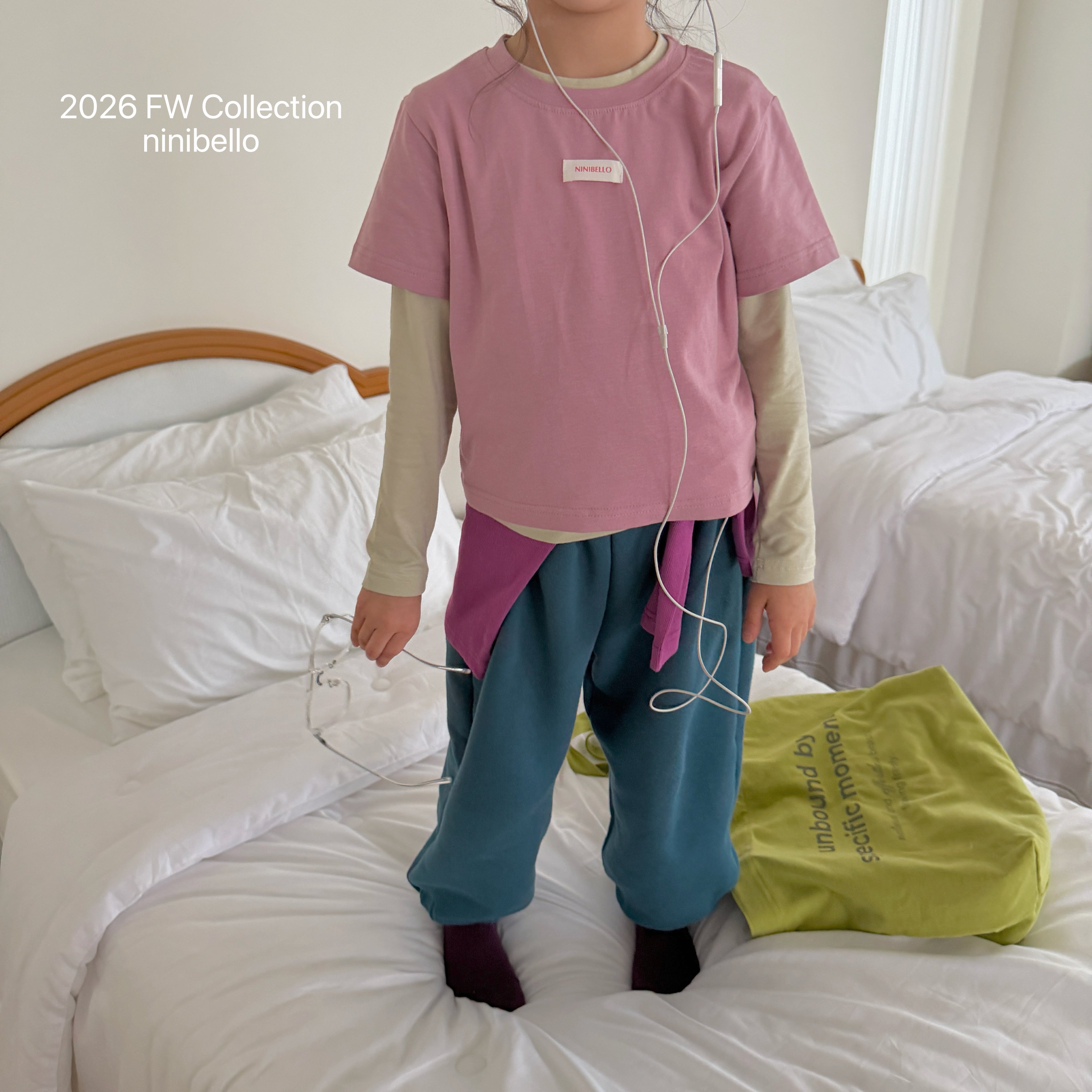 ［ninibello］Betty color sweet pants